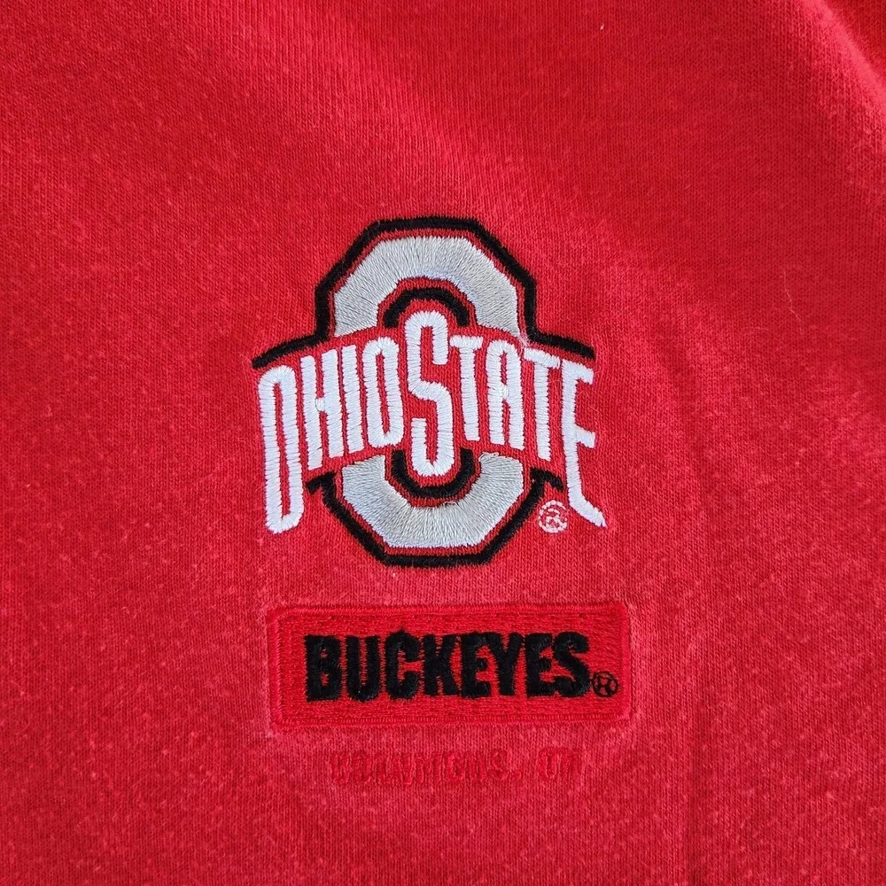 Nike Ohio State University Buckeyes‎ Golf Polo Shirt Men's Large Columbus Ohio